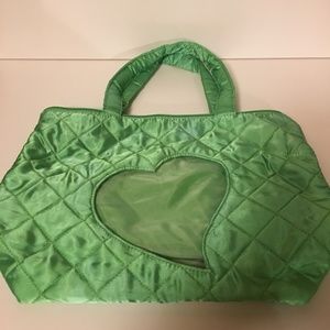 Victoria's Secret Green Quilted Bag (J-4)